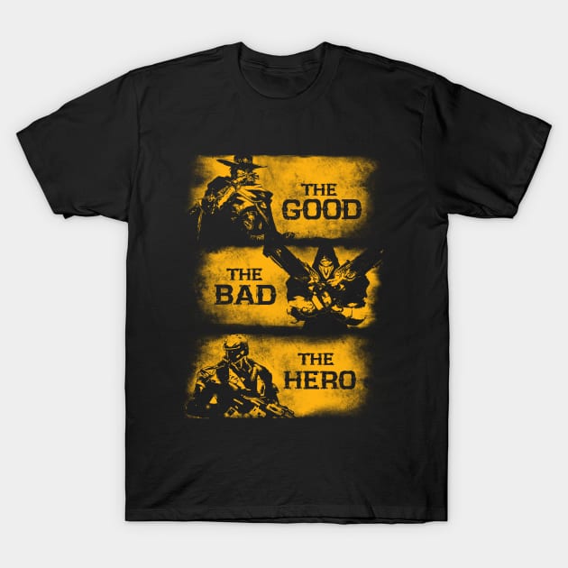 The good, the bad and the hero T-Shirt by Genesis993